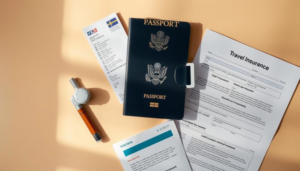 A-neatly-arranged-still-life-scene-of-essential-travel-insurance-items-including-a-passport-1024x585 How to Choose the Best Travel Insurance