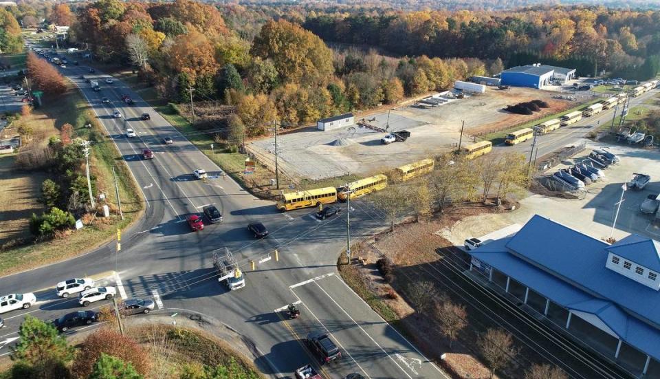 This Charlotte Observer file photo shows N.C. 150 West at Perth Road near Lake Norman in Mooresville.