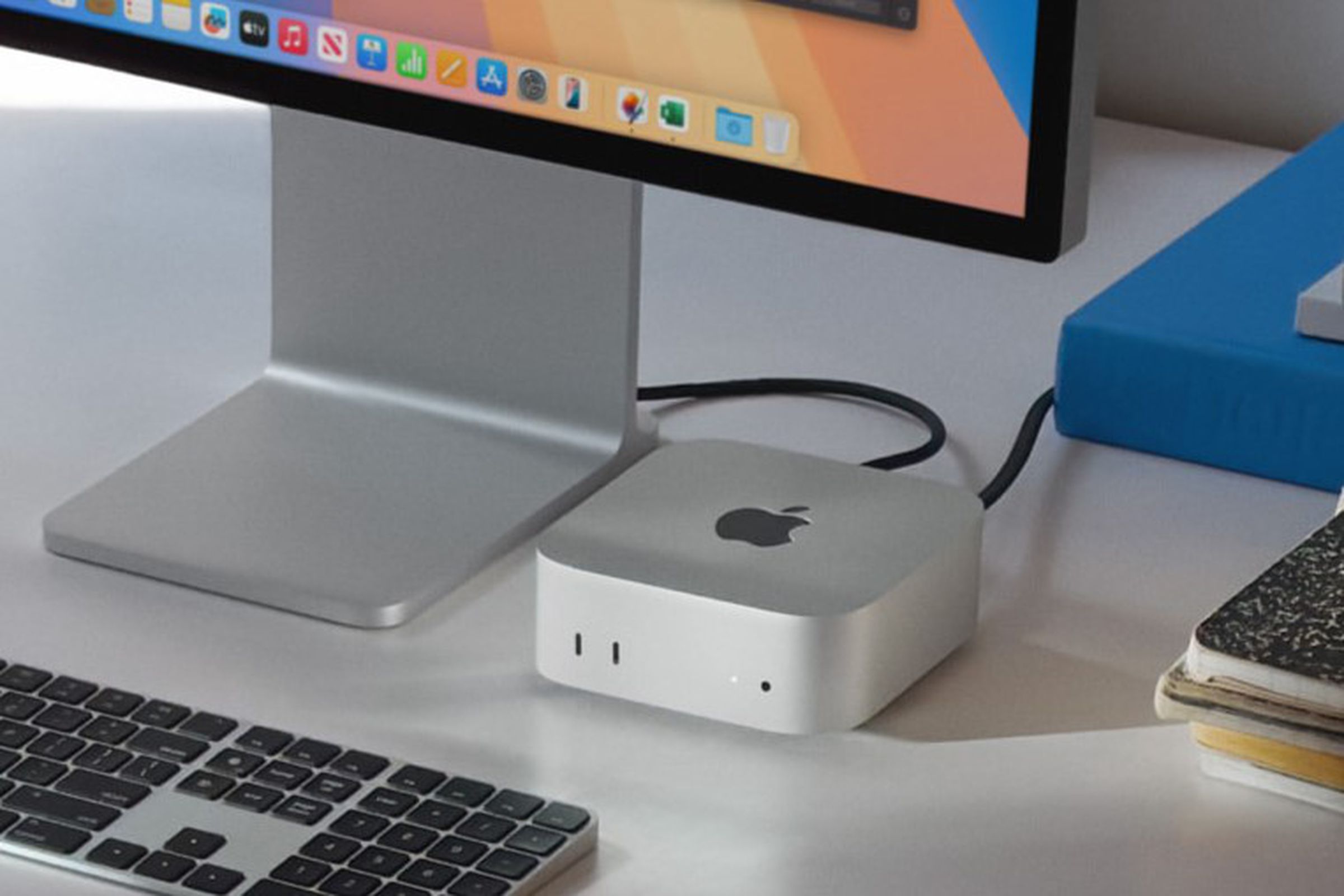 Apple Mac Mini M4 sitting on desk
