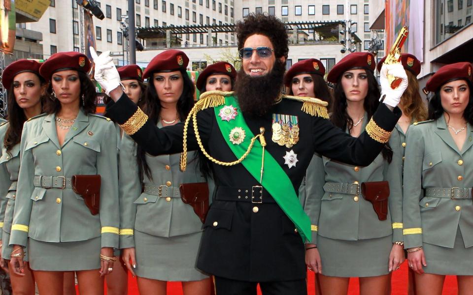 Sacha Baron Cohen's tinpot despot in The Dictator
