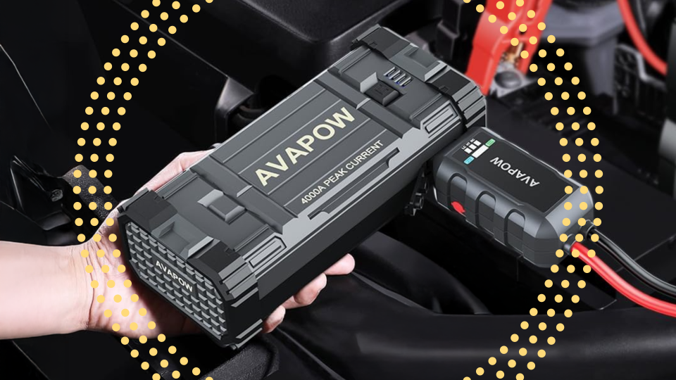 This jump starter will get your car going, no matter what you drive. (Amazon)