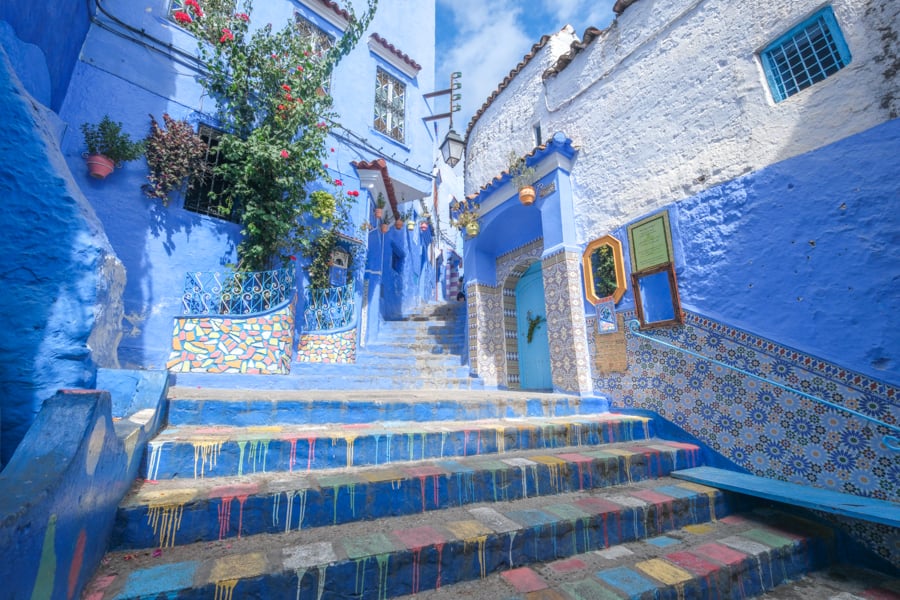 rainbow stairs