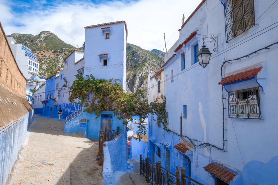 Street near the top of Medina