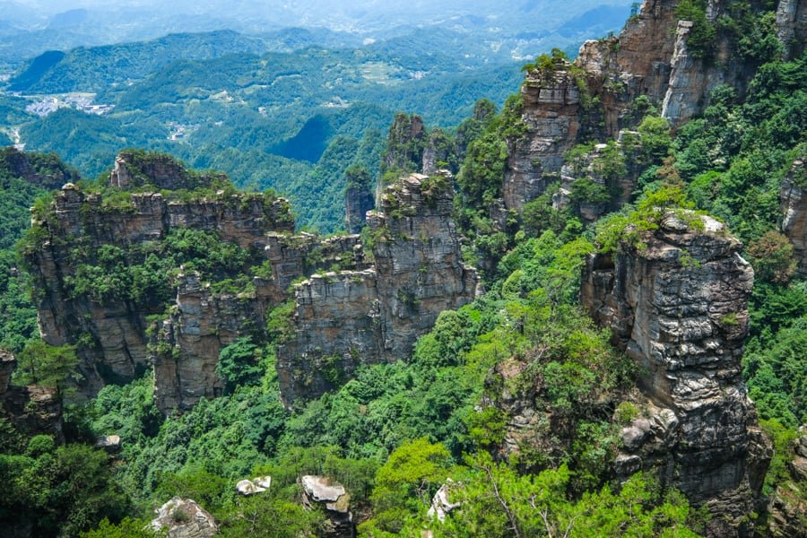 The Natural Great Wall in Yangjiajie