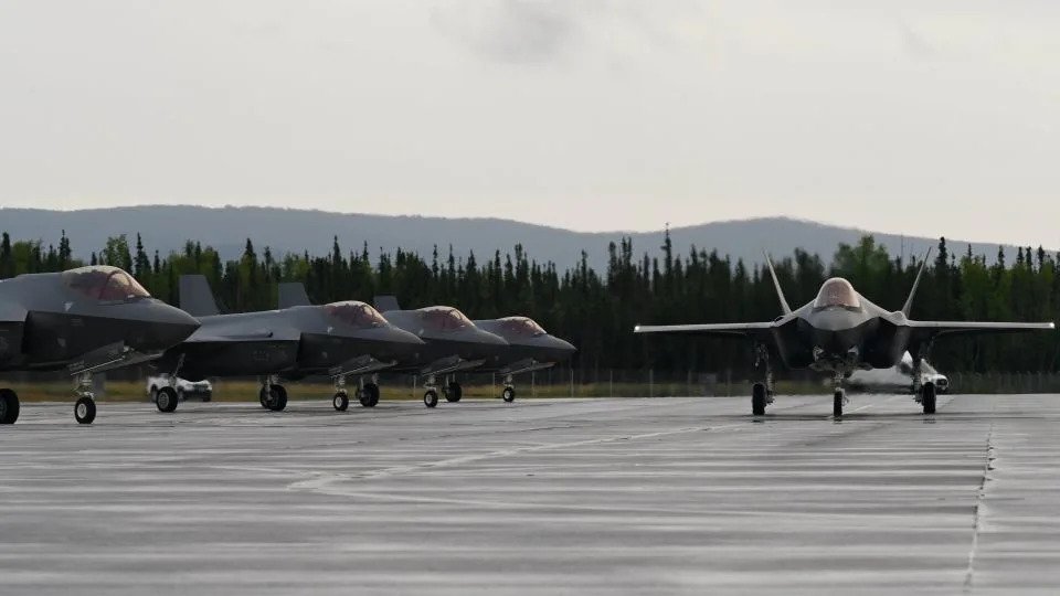 The US Air Force F -35a Lightning II is seen at the Eyelson Air Force Base, Alaska, in 2021. - Colin Colin Kultid/US Air Force