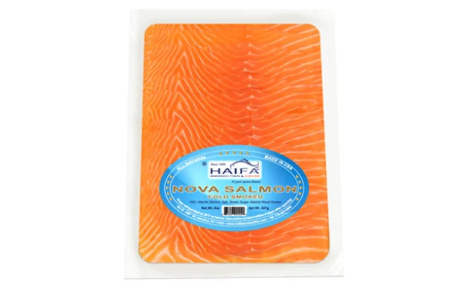 The cold smoked salmon was in Haifa 