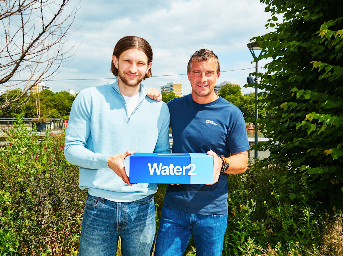 'Bear Grylls was our 8,000th water filter customer and then became a co-owner'