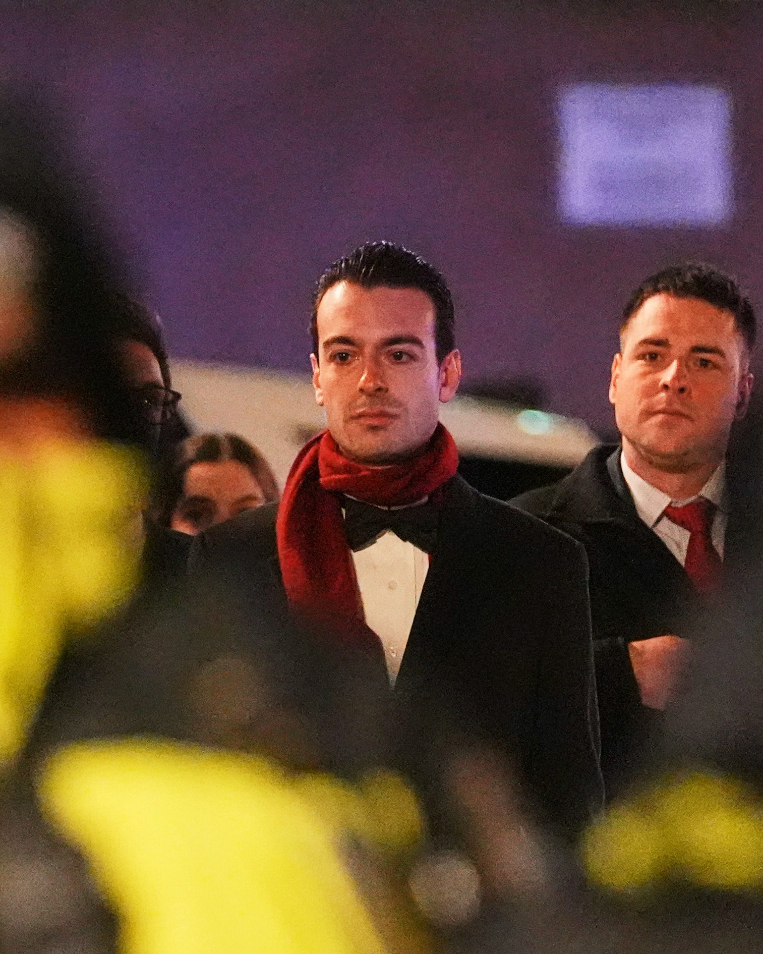 Paul Ingrassia stands outside the D.C. Central Detention Facility in Washington, on Jan. 20, 2025.
