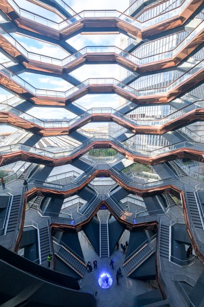 Stairways and floors inside the Vessel