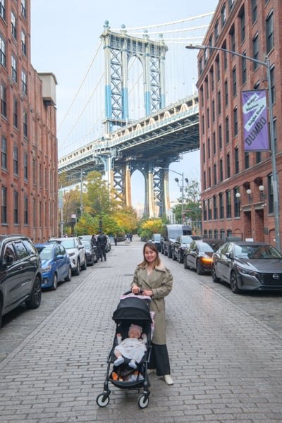 DUMBO view of the Manhattan Bridge
