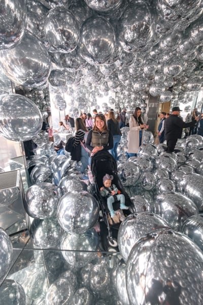Silver balloons at Summit One Vanderbilt