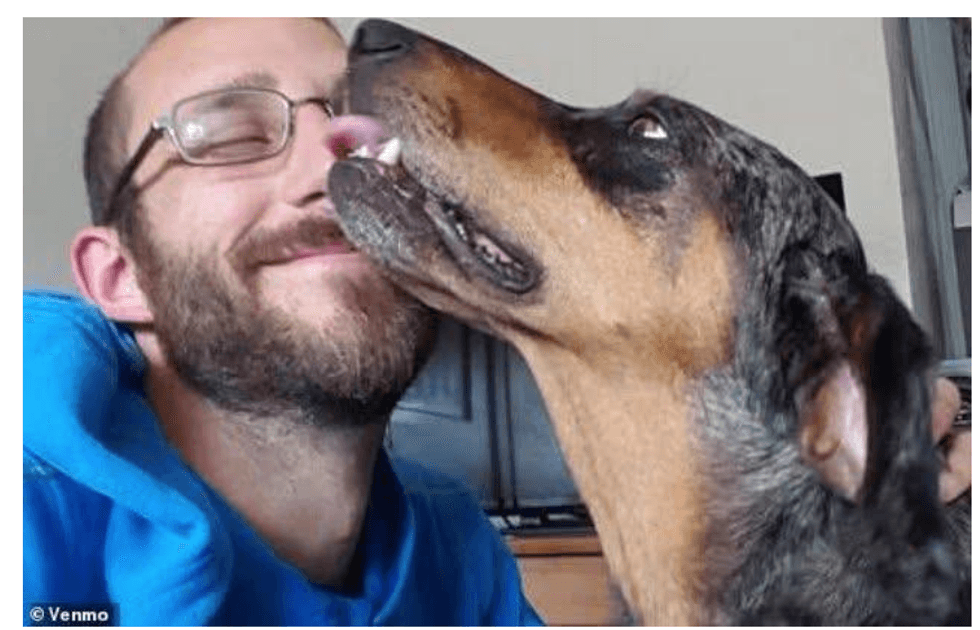 Alex Pretty and his dog Jules.