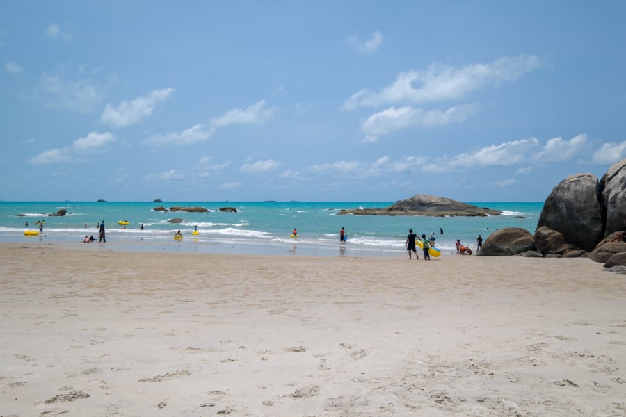 Batu Tunggal beach in Bangka
