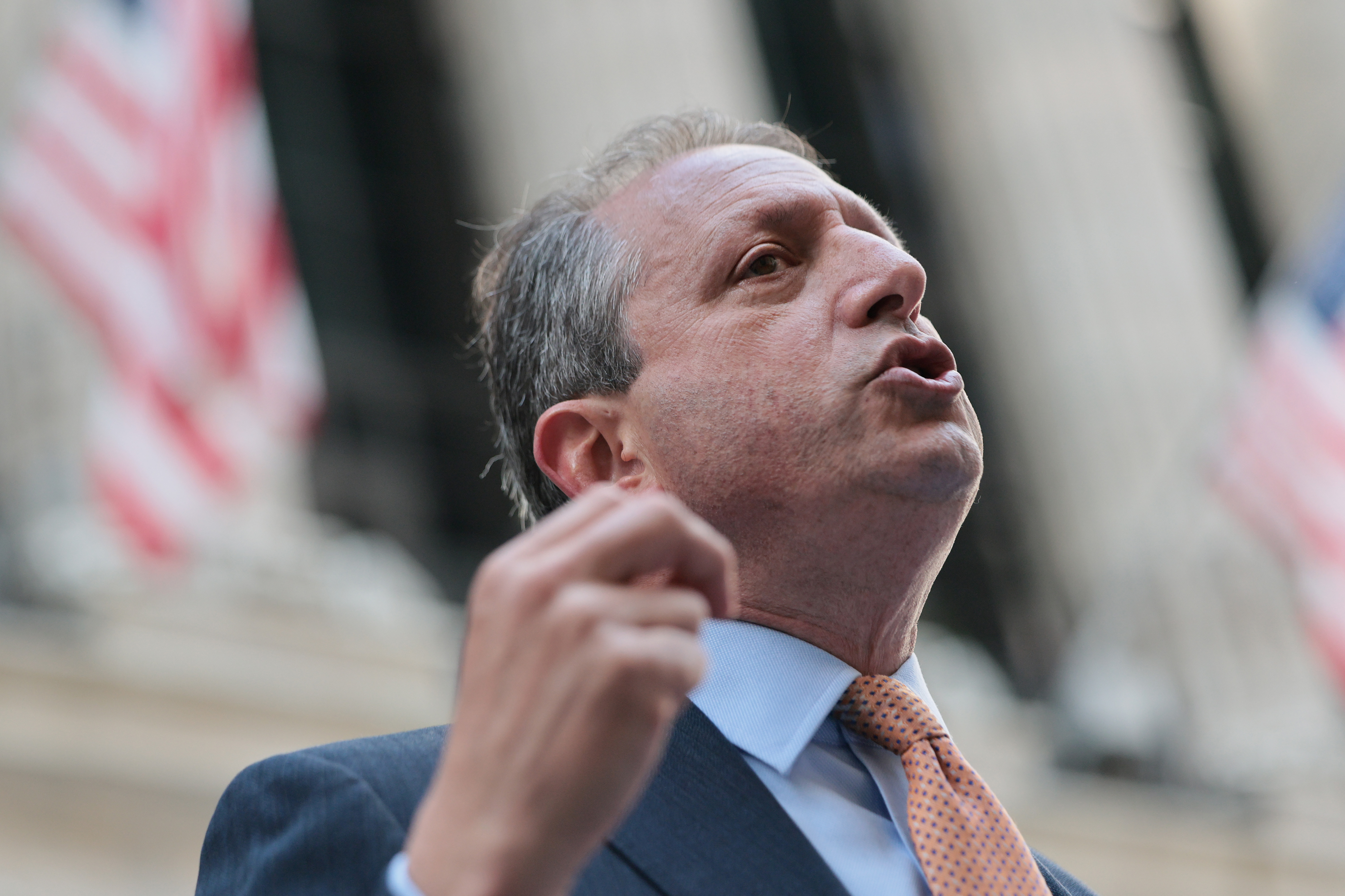 A Emerson College poll finds former City Comptroller Brad Lander is leading the Democratic primary against incumbent Rep. Dan Goldman.