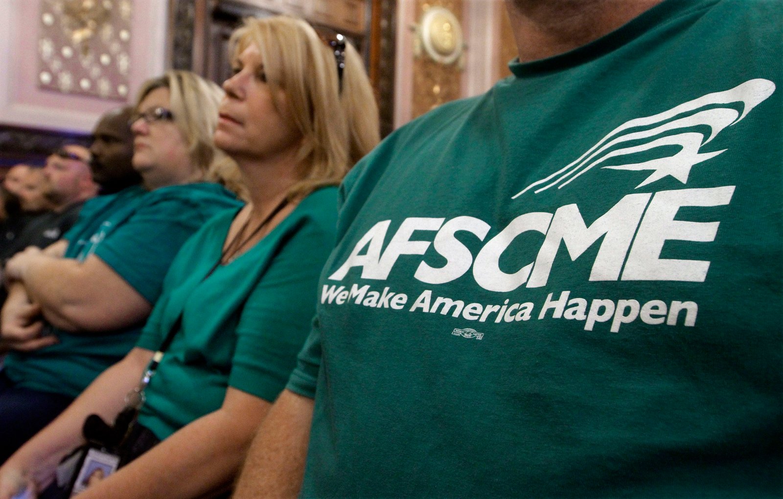 A coalition of public employee unions are spending through super PACs to support Gov. Hochul. 